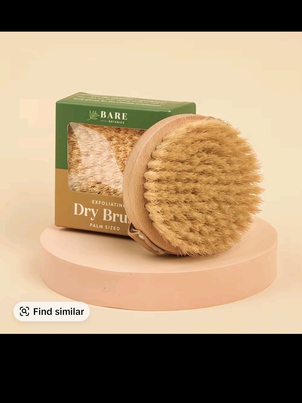 Exfoliating Dry Brush - Natural/Tan